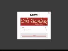 Tablet Screenshot of cafebombayatlanta.com